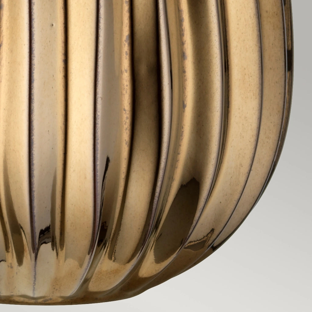 Lampada Da Scrivania Contemporanea Newham Ceramica Bronzo Bianco 1 Luce E27