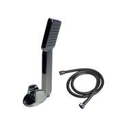 Trade Shop - Doccia Doccetta Soffione 3 Getti Anticalcare Tubo Flessibile 1.5mt Muro 83008 -