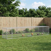 Pollaio Argento 500 x 100 x 100 cm Acciaio zincato 42042522