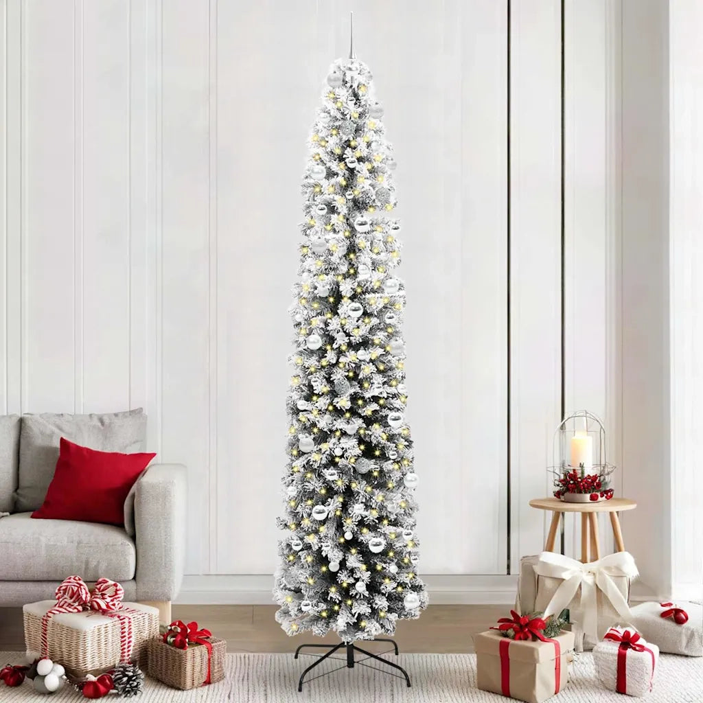 Albero di Natale artificiale con 300 LED Verde 240 cm 3395049