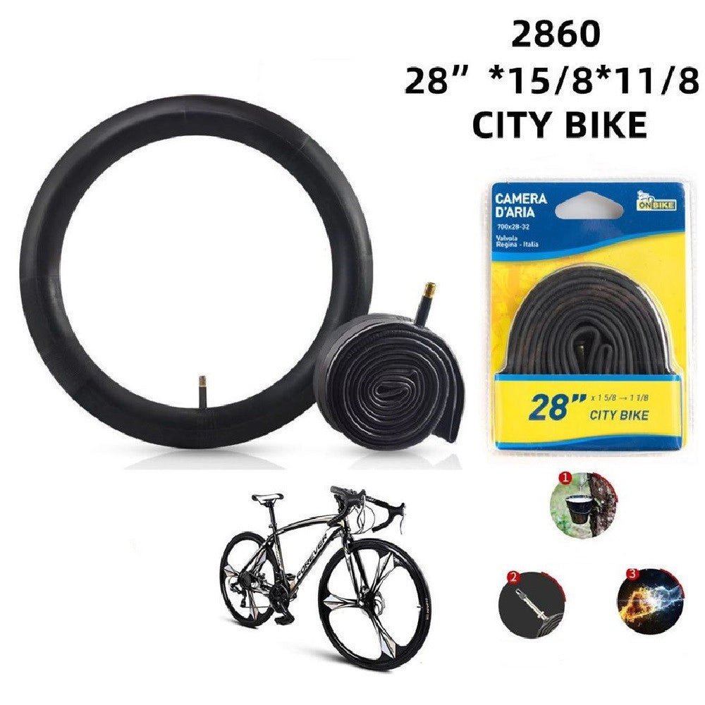 Trade Shop - Camera Aria Bici Ruote 28" 700 X 28-32 1x 5/8 1x 1/8 Valvola Regina Italia 2860 -