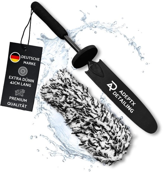 Pulitore di anello microfibra 42 cm – Pennello extra sottile e soffice per una pulizia perfetta | Setole ultradolci per spazi stretti | Ideale per anelli in alluminio, acciaio e cromo