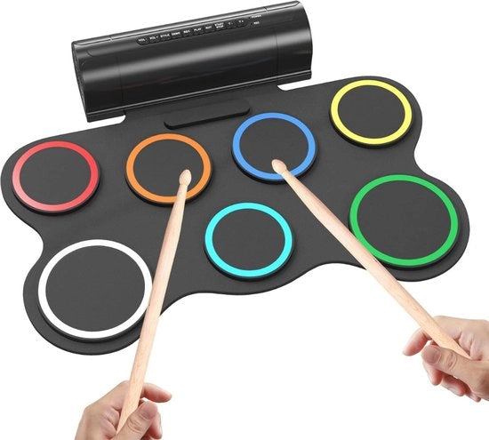 Drum per Bambini - Strumento a Percussione per Bambini - Apprendimento del Tamburo - Tamburo per Giovani - Strumento Musicale per Bambini