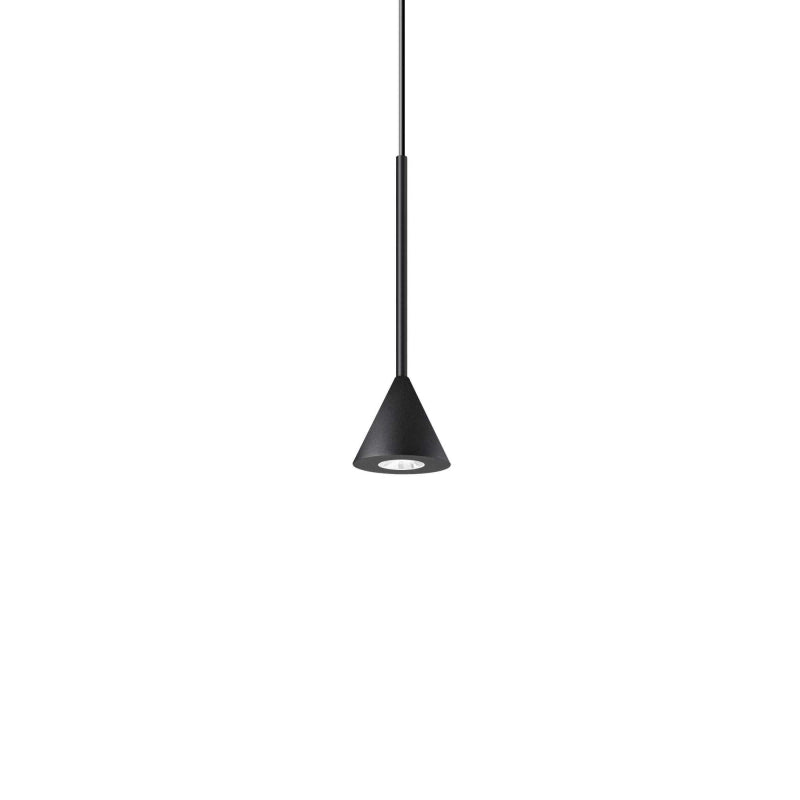 Lampada A Sospensione Archimede Sp Cono Nero Ideal-Lux