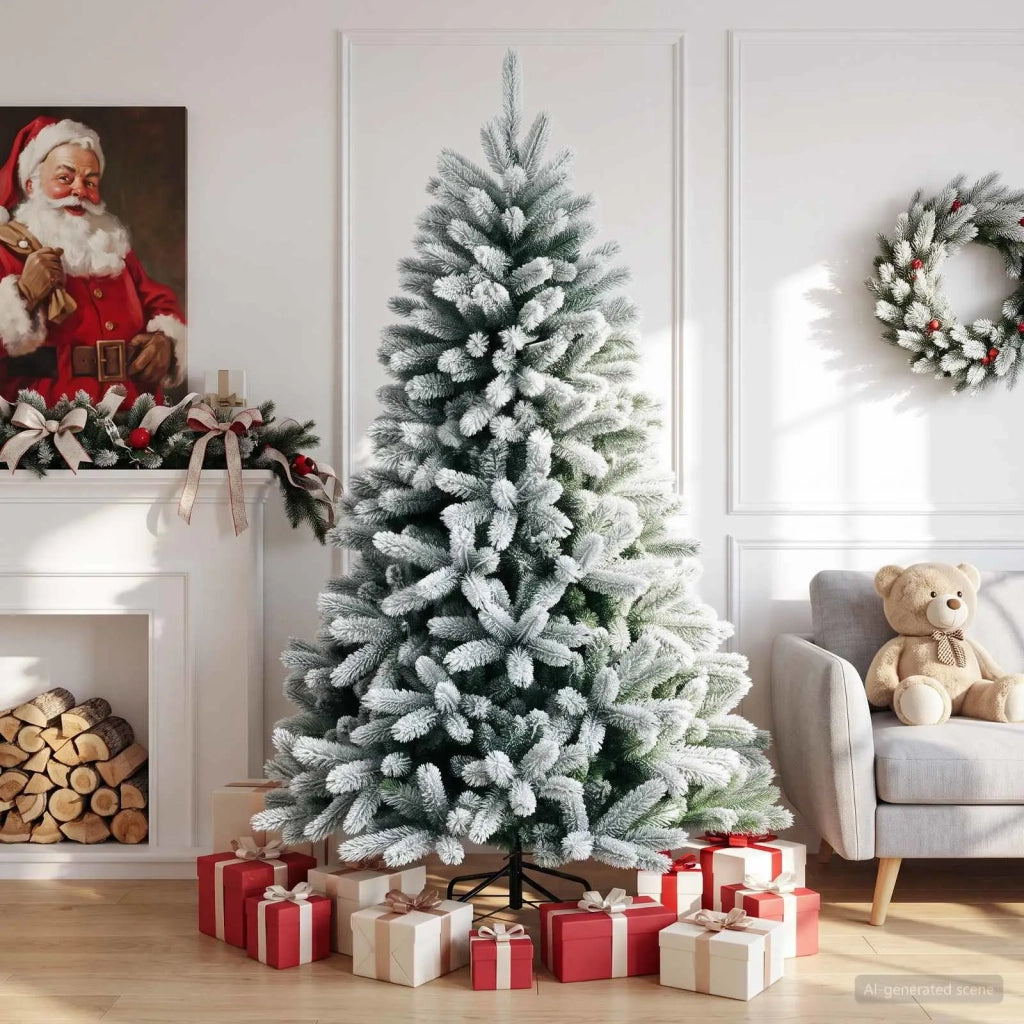 Albero di Natale Artificiale con Rami Pieghevoli 180 cm 42055610