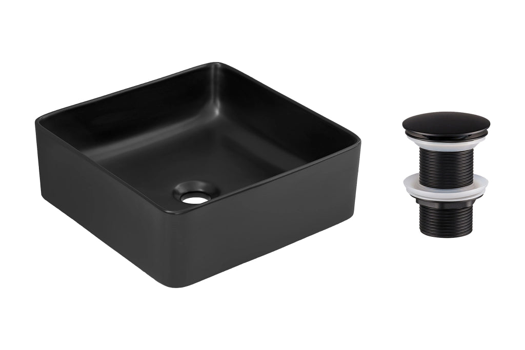 Set lavabo con tappo click-clack Lavabi da appoggio 40 x 1401 x 40 cm