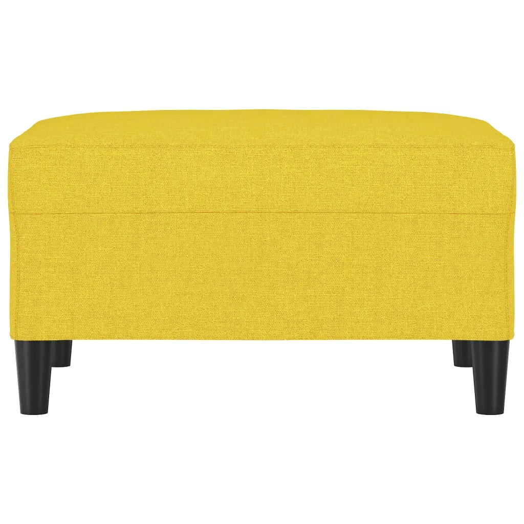 Poggiapiedi Giallo Chiaro 70x55x41 cm in Tessuto cod mxl 63879