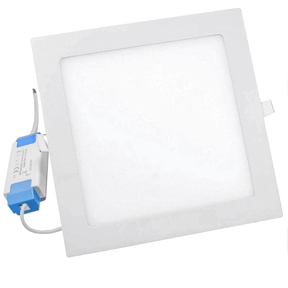 Trade Shop - Pannello Led Quadrato Da Incasso 24 W Con Driver Cct 6500k 3000k 4000k P285a-q3c -