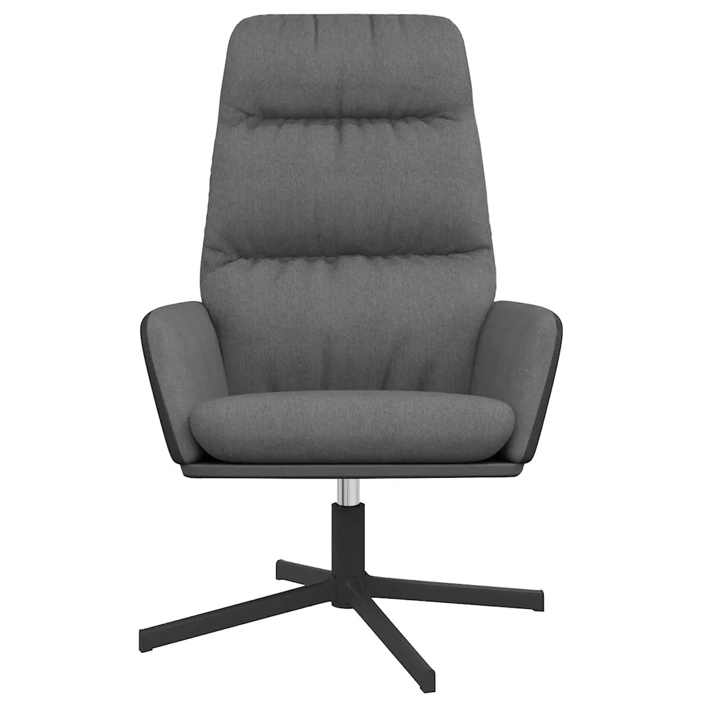 Divano Sedia-Poltrona Relax Grigio Chiaro in Tessuto 895405