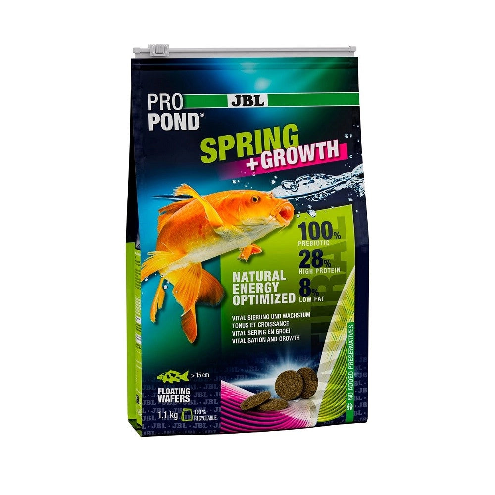 JBL ProPond Spring+Growth - Mangime primaverile per tutti i pesci da laghetto Formato: 1.1 Kg