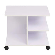 Scaffale con Ruote 50x35x42 cm Bianco CFW3571268