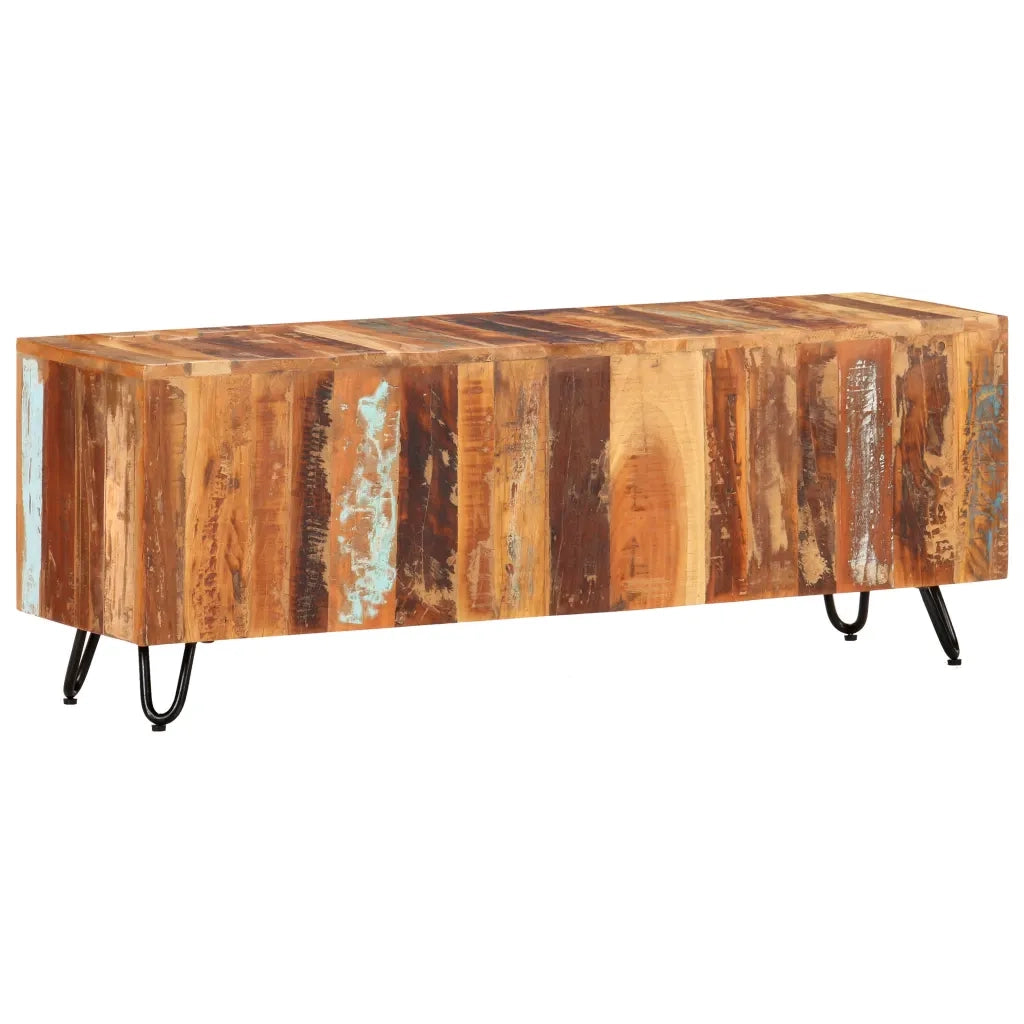 Mobile TV | Armadietto TV | Mobile Porta TV 110x30x40 cm in Legno Massello Riciclato