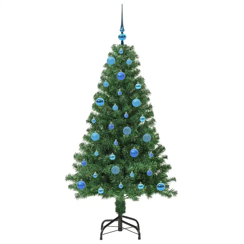 Albero di Natale | Decorazioni natalizie artificiale con 150 LED Verde 150 cm