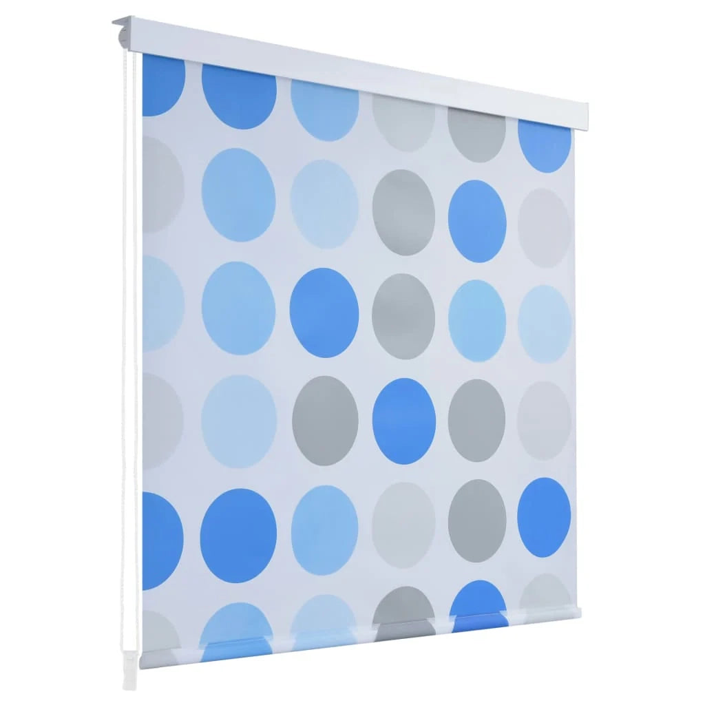 Tenda a rullo per doccia 100 x 240 cm cerchio 02_0005559