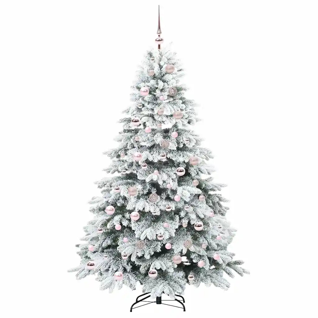 Albero di Natale artificiale con 300 LED Bianco 180 cm PE e PVC 3397616