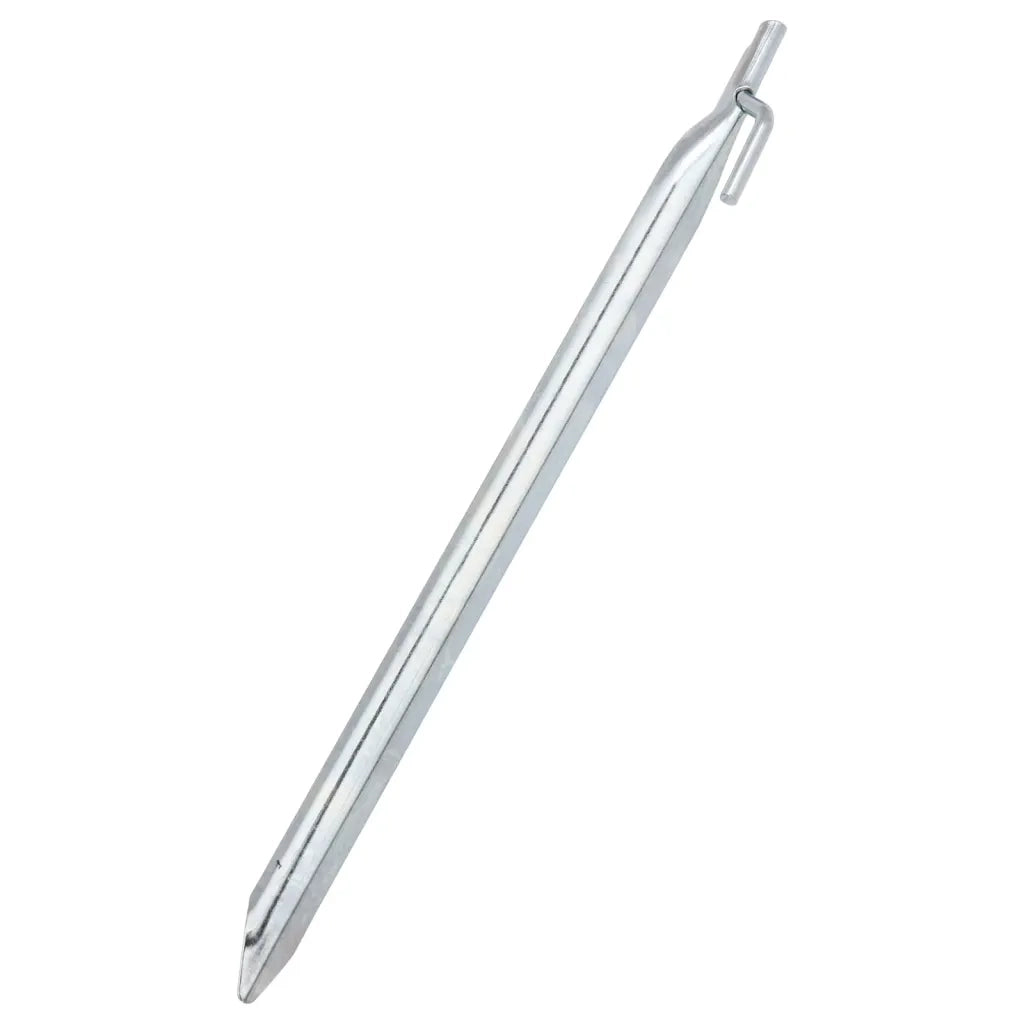 Picchetti Tenda 24 pz Forma di V 29,5 cm Ã˜20 mm Acciaio Zincato
