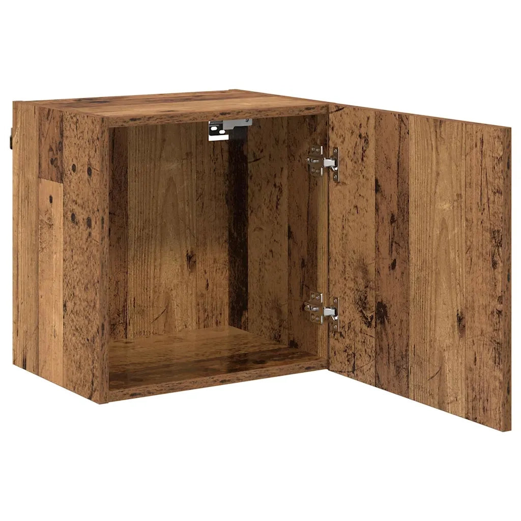 Mobile TV da parete-Mobile TV a Muro-Credenza TV Legno vecchio 40,5x30x40cm