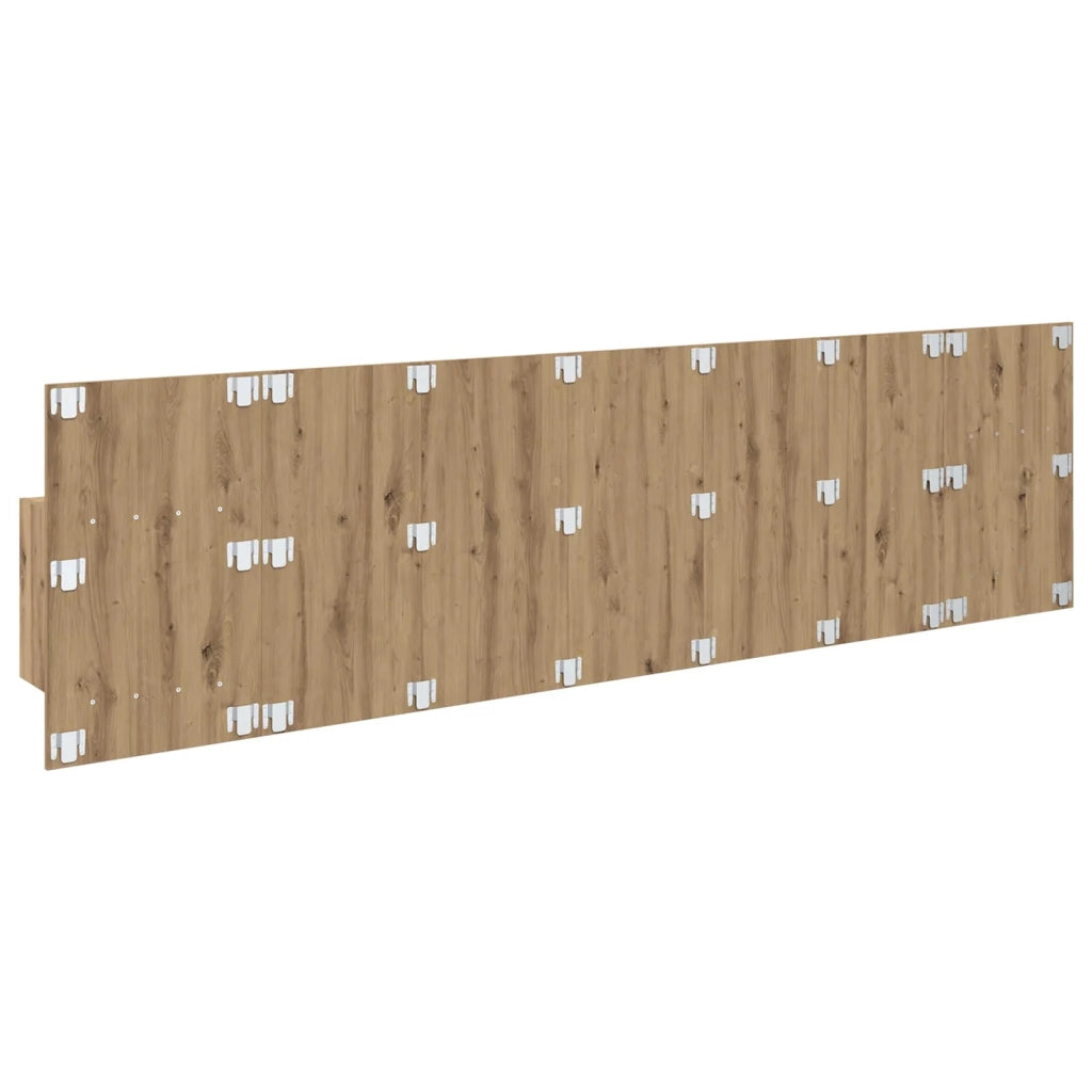 Testata con Comodino 3 pcs Rovere artigianale Legno multistrato 3415909