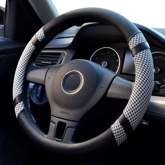 Protettore per sterzo e volante, universale per auto, diametro 38cm/15 pollici