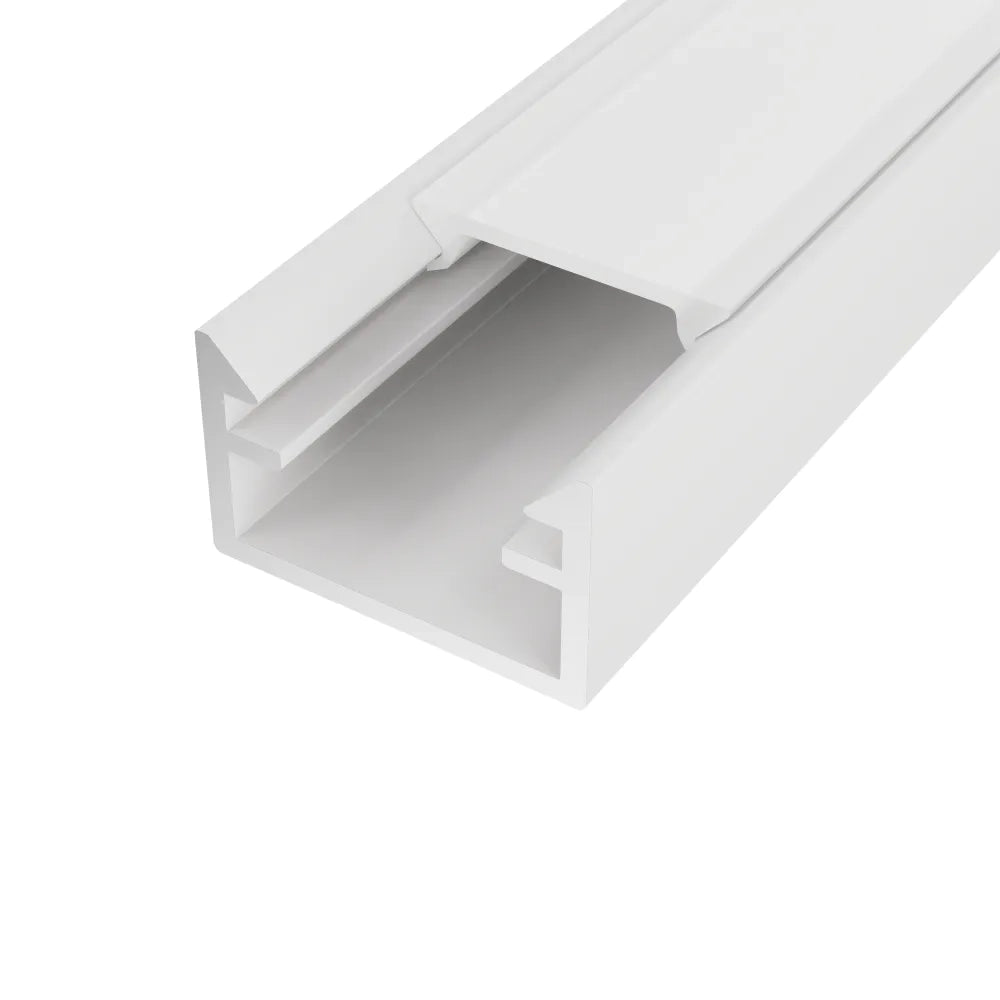 Profilo mini in alluminio bianco 2mt per striscia led