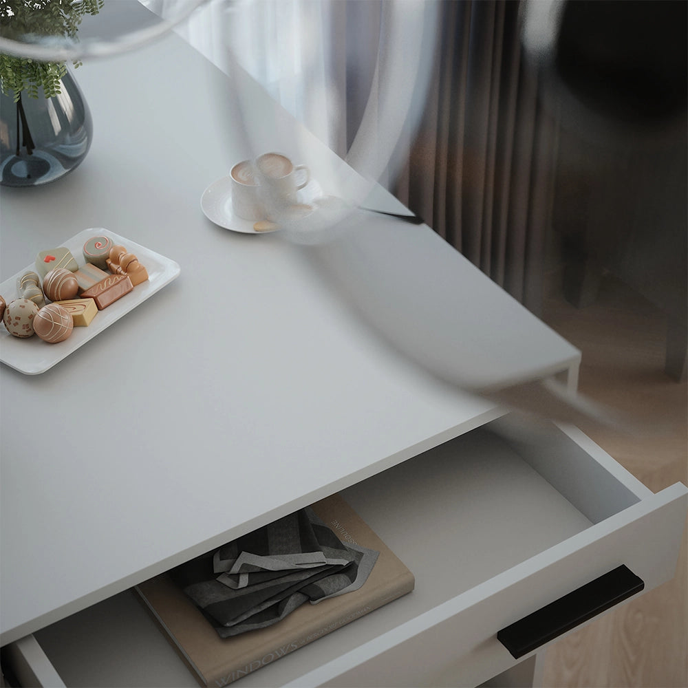 Vicco Tavolo da bar Bianco 67 x 100 cm