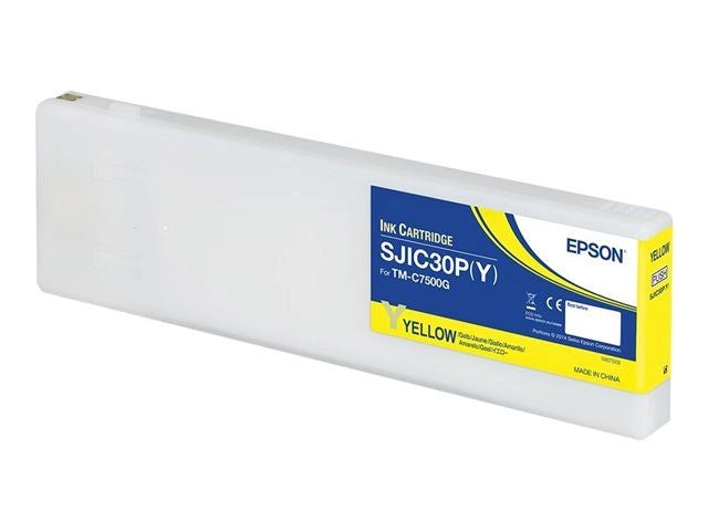 Epson sjic30p(y): ink cartridge for colorworks c7500g (yellow) - C33S020642