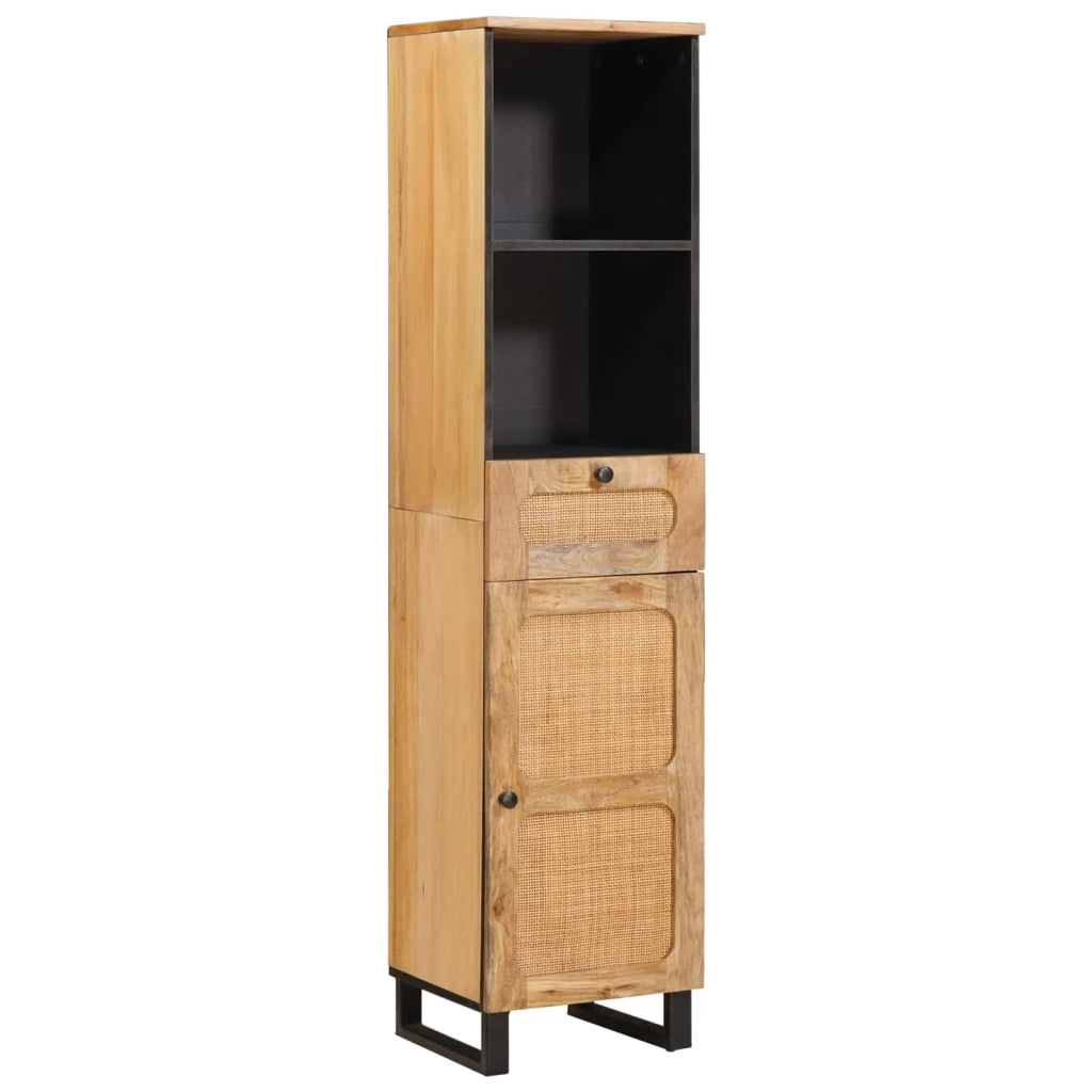 Set da Bagno con cassetto Naturale Legno di mango massello 3310063