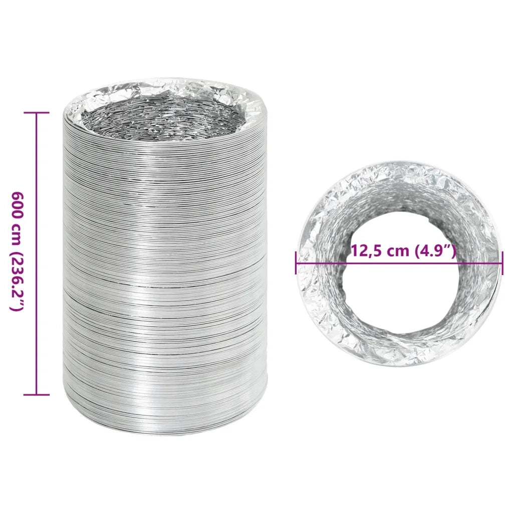Condotto di Ventilazione in Alluminio 6 m ?12,5 cm CFW2284819