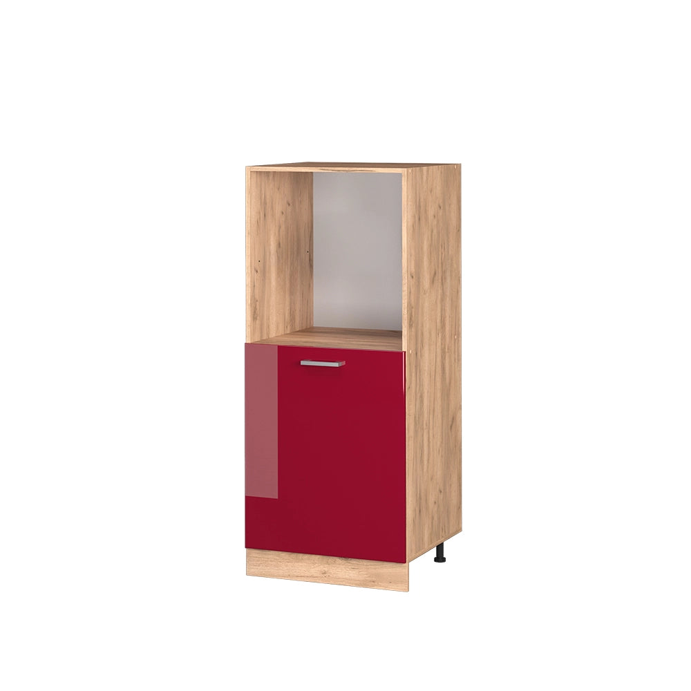 Vicco Mobile per forno da incasso Rosso lucido 60 cm