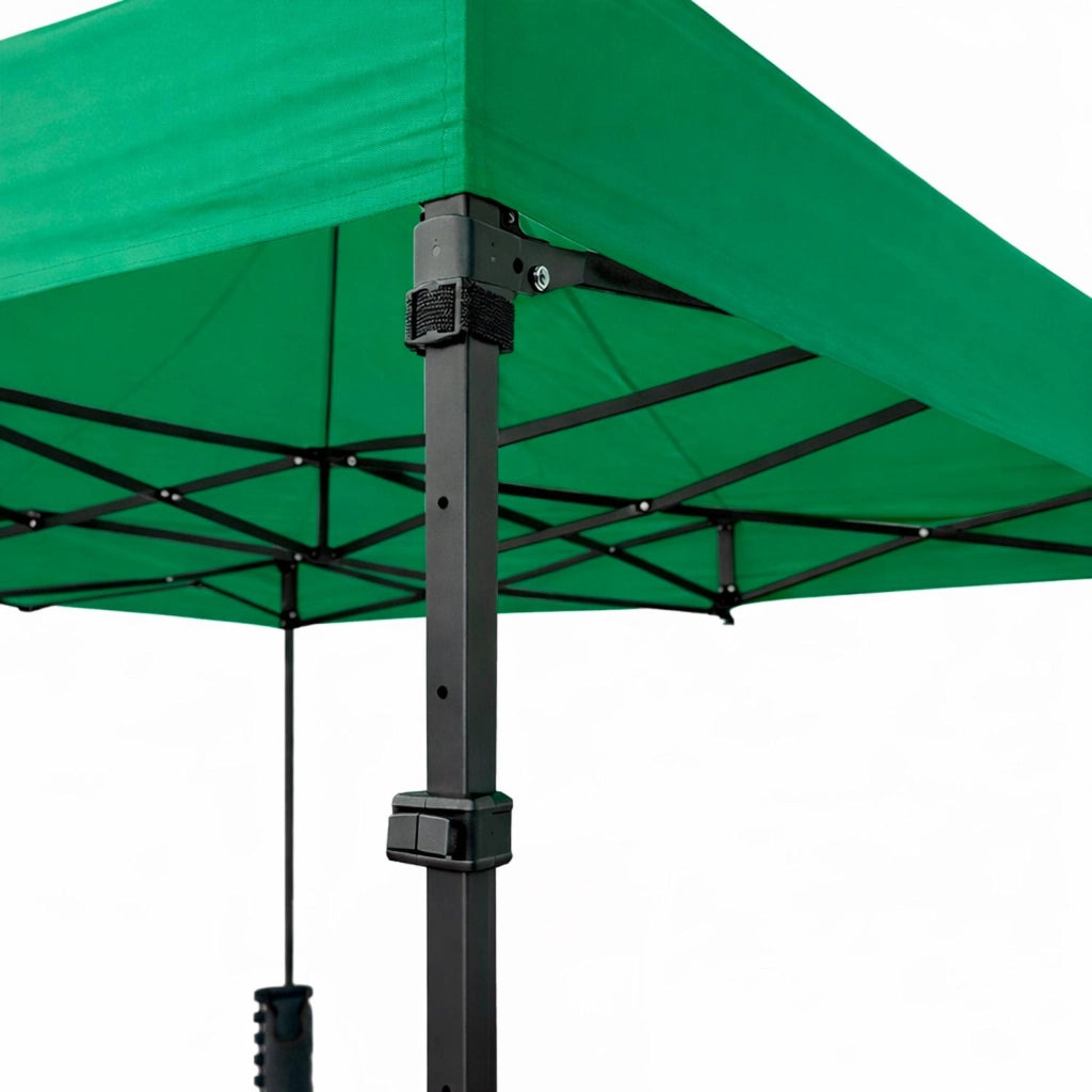 Gazebo Professionale In Acciaio Richiudibile Automatico Con Telo Oxford 1200D PVC Impermeabile E Anti UV Struttura A Fisarmonica Completo Di Sacche Zavorra E Borsa Trasporto Per Sagre Feste Eventi 3x4.5 M Verde