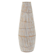 Padsto, Vaso Colore Struttura Beige, Bianco Crema