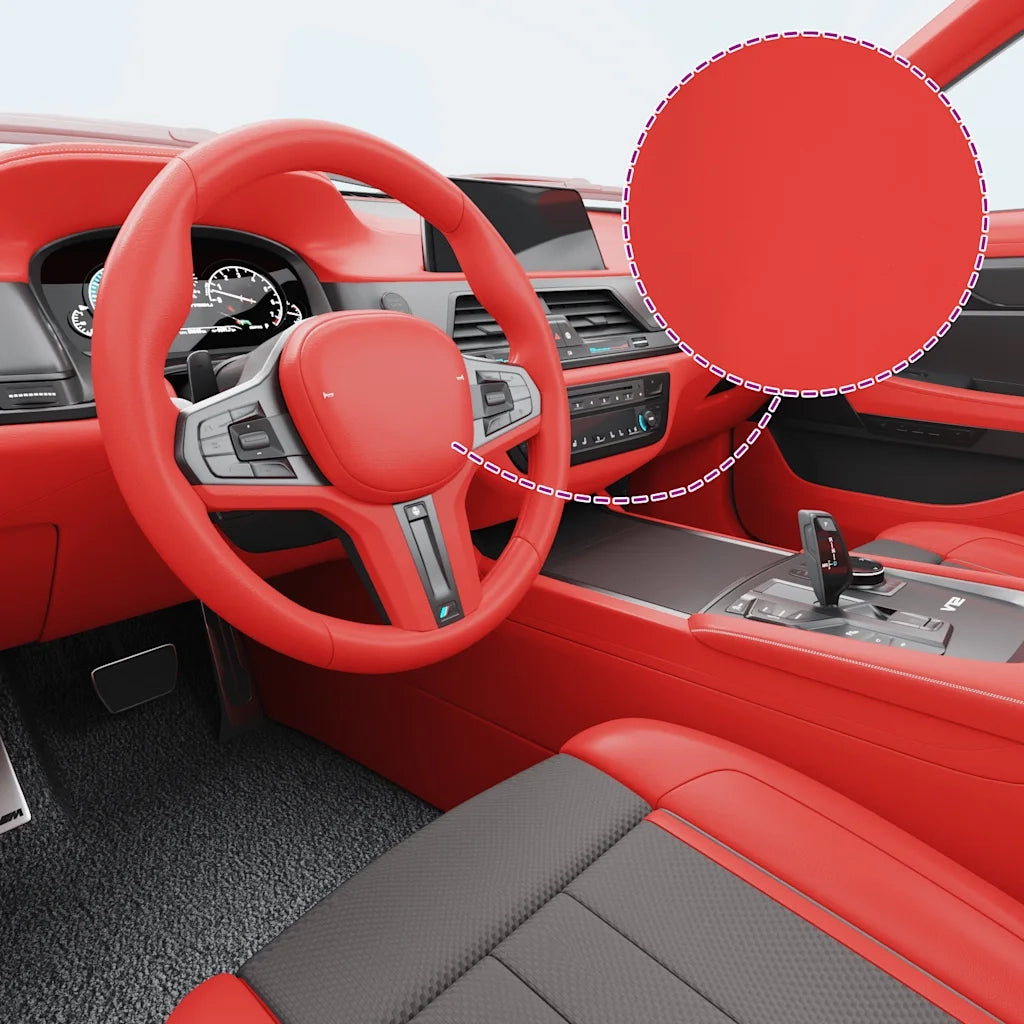 Pellicole per Auto 2 pz Rosso Opaco 100x150cm CFW9240090