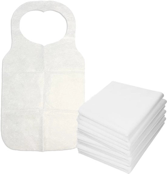 Slabbetjes per adulti Slabbetjes per adulti Lavabili per divertenti sacchetti impermeabili in carta per anziani, sacchetti per la pittura per bambini