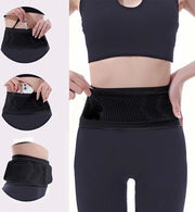 Cintura di allenamento fitness - grande - resistente all'umidità - unisex - cintura per allenamento - portachiavi - cintura per camminare - cintura per sport - dimensione S.