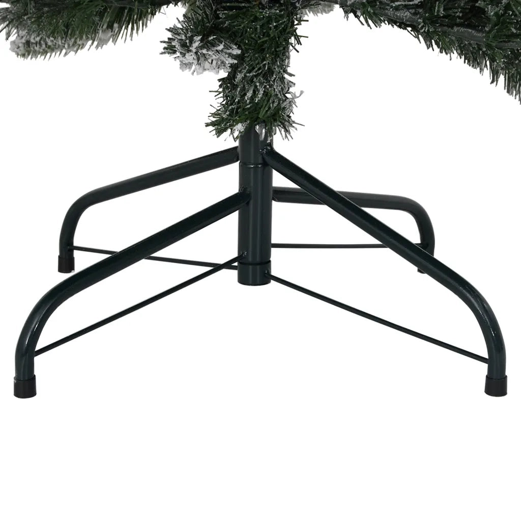 Albero di Natale Artificiale con Neve Floccata 150 cm PVC e PE