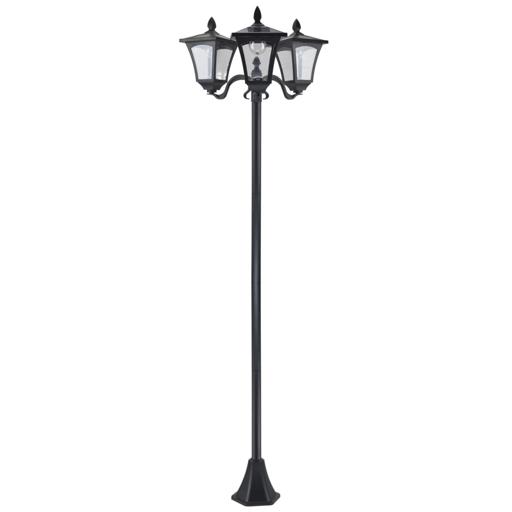 Lampada Solare da Giardino ¨C zephmum ¨C Nero 51.5¡Á47¡Á182.5cm
