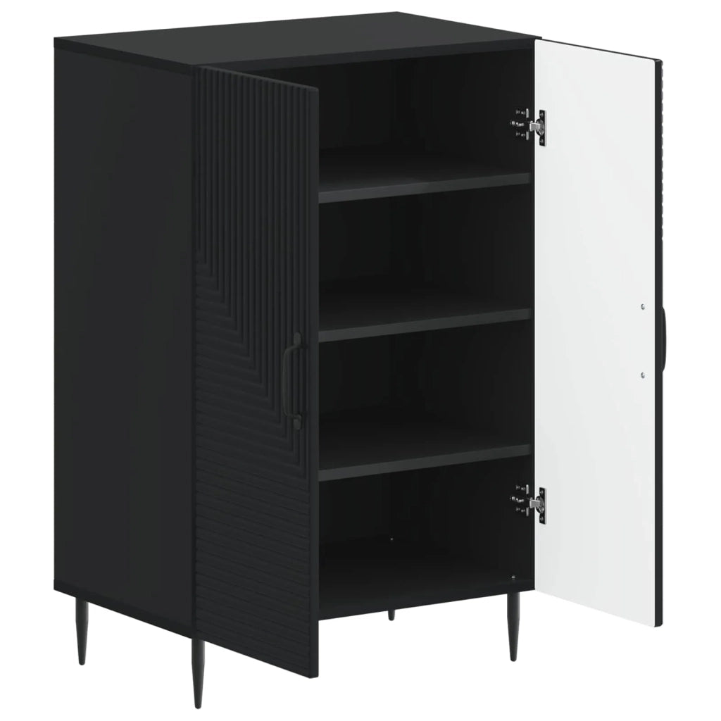 Mobile per scarpe HAARLEM 59,5 x 39,5 x 89,5 cm Nero 896866