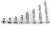 Set Completo di 200 Viti Autoalloggianti M3 6mm-30mm - Testa Pan, Testa Piatta e Testa Truss Assortimento per Componenti di Fissaggio