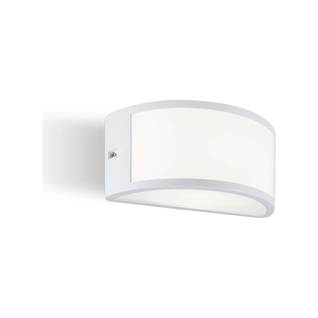 Applique Per Esterni Ed Interni In Alluminio Bianco Led 10 W 700 Lm 3000K Petit