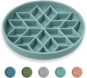Anti-gulping per cani, Anti-gulping per cani per gatti e cuccioli, Alimentazione sana prevenzione di gonfiore, Antiscivolo, Risorso in silicone ecosostenibile a forma di parabrezza (Cielo blu)