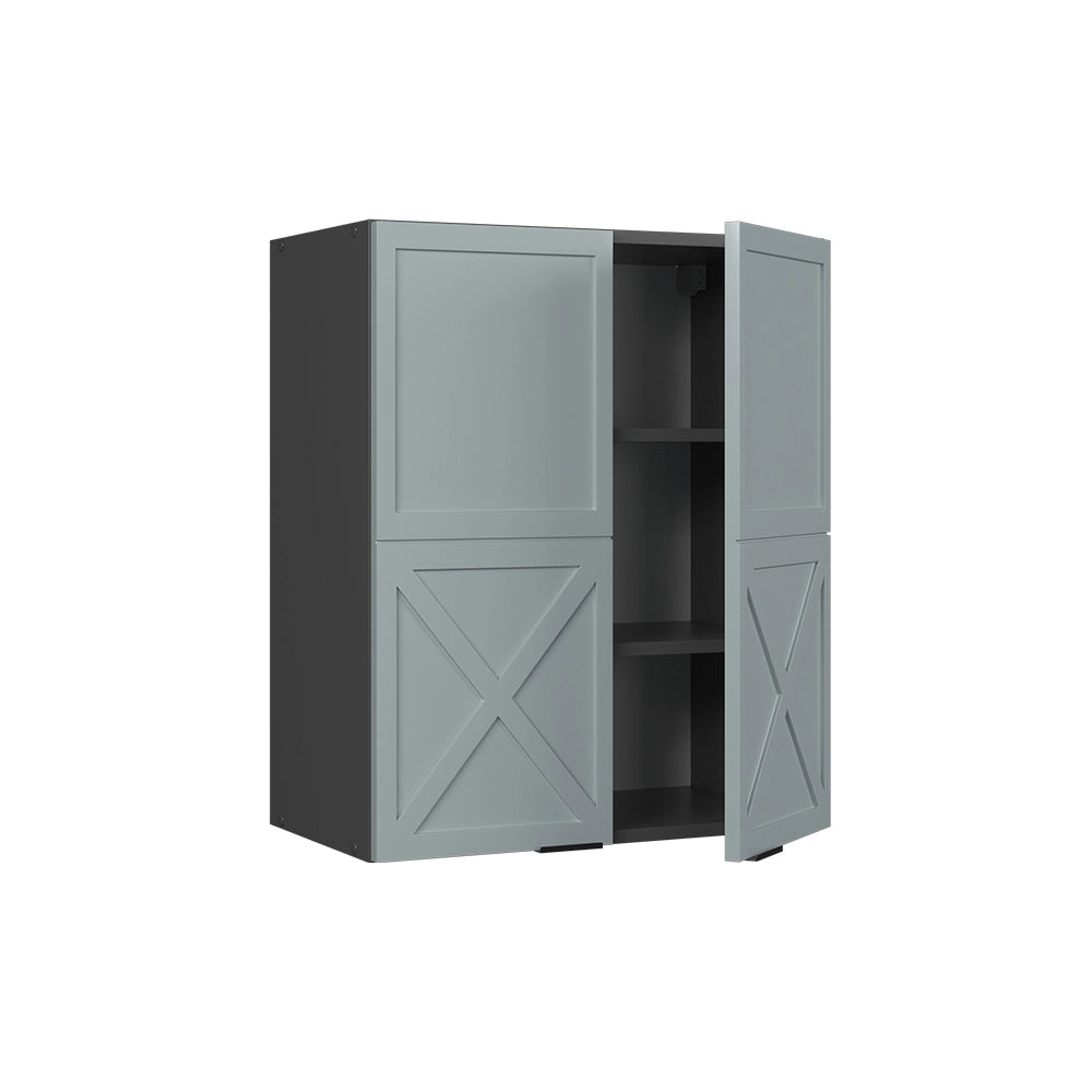 Vicco Pensile da cucina Blu-grigio chiaro 60 cm