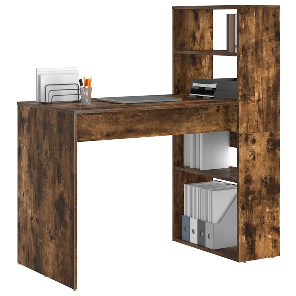 Scrivania Rovere fumé 113 x 54 x 120 cm Legno multistrato 869278
