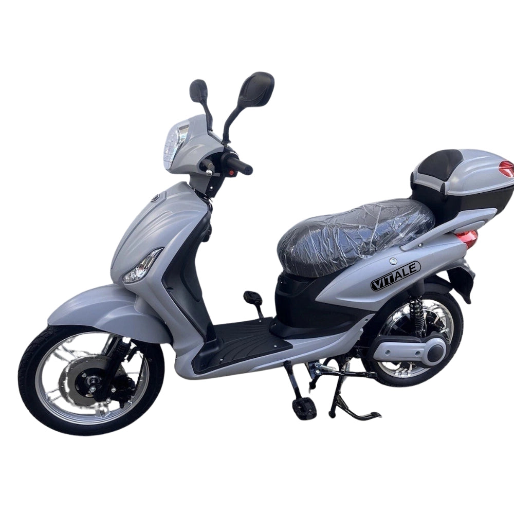 Bici Elettrica Scooter Velocipede Vitale NJT-007 250W  20Ah 48V Batteria a Grafene-Grigio