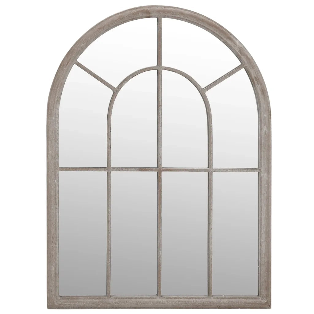 Specchio da Giardino-Specchio Decorativo-Specchio Esterno Sabbia 60x45 cm in Ferro per Uso Esterno