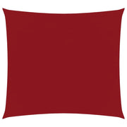 Vela ombreggiante/ombrellone quadrato in tessuto Oxford 2,5 x 2,5 m rosso 02_0009463