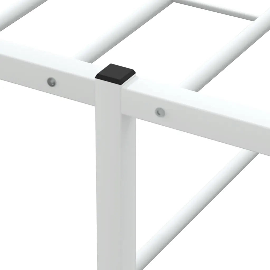 Giroletto senza Materasso Bianco 90x200 cm in Metallo 4017422
