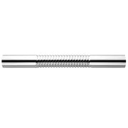 TUBO CANOTTO DRITTO FLESSIBILE PER SCARICO WC IN OTTONE CROMATO - ø32X250 MM  - HID