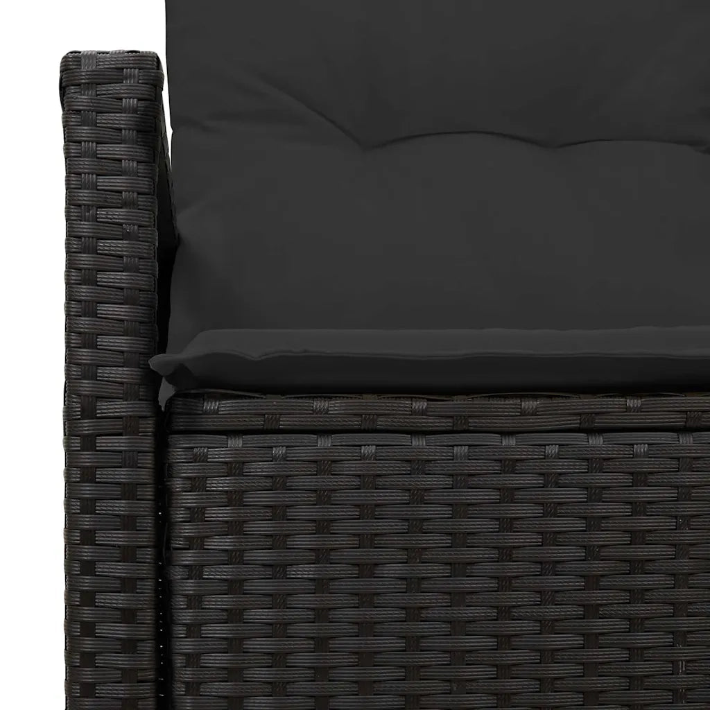 Divano da giardino con cuscino 120 x 62 x 69 cm. polyrattan 42006761