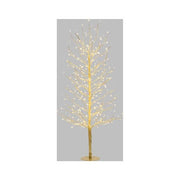 Albero natale lotti 77829 tiglio con 330 microled champagne