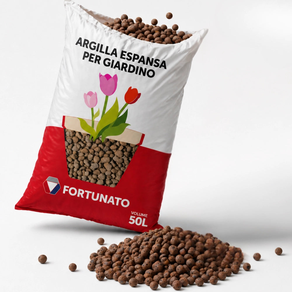 Argilla espansa leggera per piante 50 l 8-20 mm
